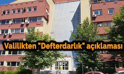 Valilikten "Defterdarlık" açıklaması