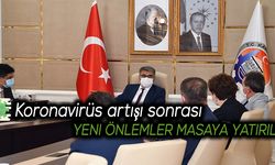 Koronavirüs artışı sonrası yeni önlemler masaya yatırıldı