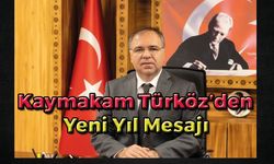 Kaymakam Mehmet Türköz'ün Yeni Yıl Mesajı