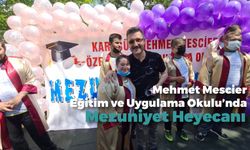 Mehmet Mescier Uygulama Okulu'nda Mezuniyet Heyecanı