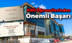 KBÜ Öğrencileri Başarı İle Döndü