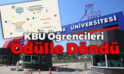 "Sürdürülebilir Geleceği Tasarla”  Yarışmasında KBÜ’ye iki ödül