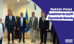 Rektör Polat Kazakistan'da
