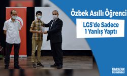 Özbekistan'dan Geldi LGS'de İl Birincisi Oldu