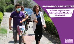 Safranbolu Belediyesi İhtiyaç Sahibi Minikleri Unutmadı