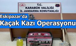 Eskipazar'da Kaçak Kazı Operasyonu