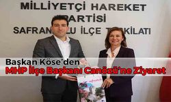 Başkan Köse MHP İlçe Başkanı Canözü'nü Ziyaret Etti