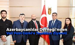 Vali Gürel'e Teşekkür Ziyareti