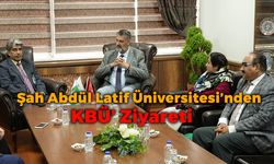 Rektör Polat Şah Abdül Latif Üniversitesi Yetkililerini Ağırladı