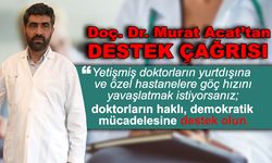 Murat Acat'tan Greve Destek Çağrısı