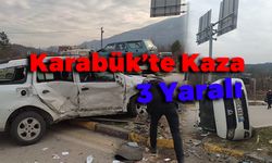 Karabük'te Trafik Kazası:3 Yaralı