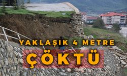 Çocuk Parkında Korkutan Heyelan