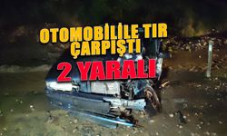 Karabük'te Tırın Otomobille Çarpışması Sonucu 2 Kişi Yaralandı