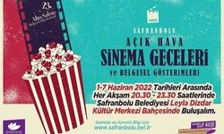 Safranbolu’da Açık Havada Sinema ve Belgesel Gösterimleri Başlıyor