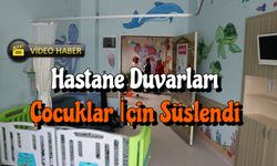 Karabük'te Hastane Duvarları Çocuklar İçin Süslendi