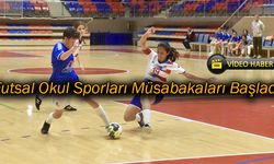 Karabük'te Futsal Okul Sporları Müsabakaları Başladı