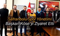 Safranbolu Spor Yönetimi Başkan Elif Köse’yi Ziyaret Etti