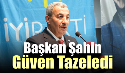 Şaban Şahin, İl Başkanlığı koltuğunu korudu