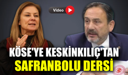 Milletvekili Ali Keskinkılıç Başkan Elif Köse'ye ders verdi