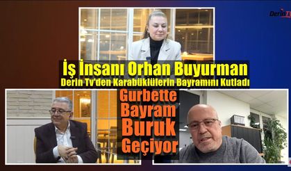 Orhan Buyurman Canlı Yayında Karabüklülerin Bayramını Kutladı