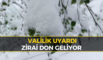 Karabük İçin Alarm Verildi: Zirai Don Kapıda!