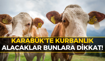 Karabüklülere Kritik Uyarı! Kurbanlık Alırken Bunlara Dikkat Edin