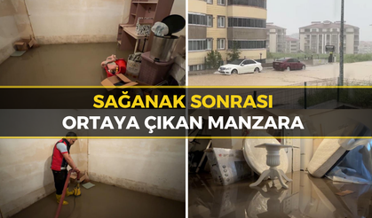 Safranbolu’da Sağanak Sonrası Dikkat Çeken Görüntüler