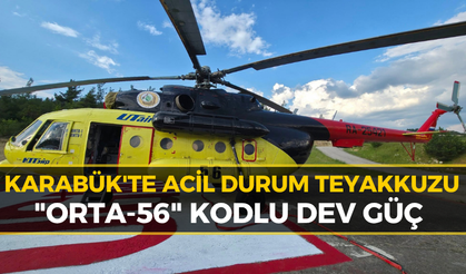 Karabük'te Kritik Bölgeye Konuşlandırıldı: Havadan Nöbet Tutacak!