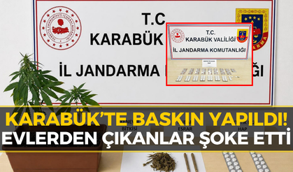 Karabük’te Şüpheli Adreslere Baskın! Bakın Neler Bulundu...