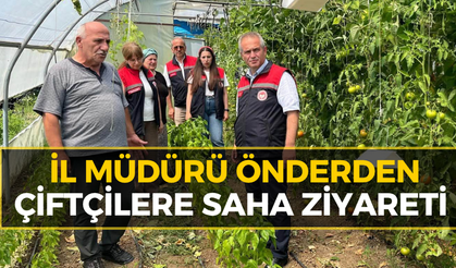 İl Müdürü Yasin Önder'den Yenice'de Çiftçi Ziyareti!