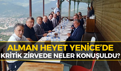 Essen Belediye Başkanı Yenice’de! Görüşmede Neler Konuşuldu?