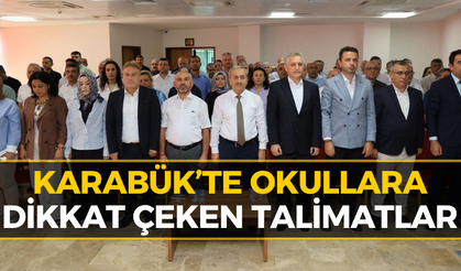 Karabük’te Okullar İçin Kritik Toplantı! Müdürlere Kritik Talimat