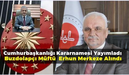 Karabük Müftüsü Ali Erhun Merkeze Alındı Yerine Mustafa Yavuz Atandı