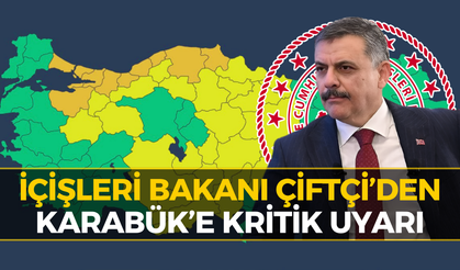 Bakan Çiftçi’den Karabük'e Uyarı: Zorunlu Olmadıkça Dışarı Çıkmayın
