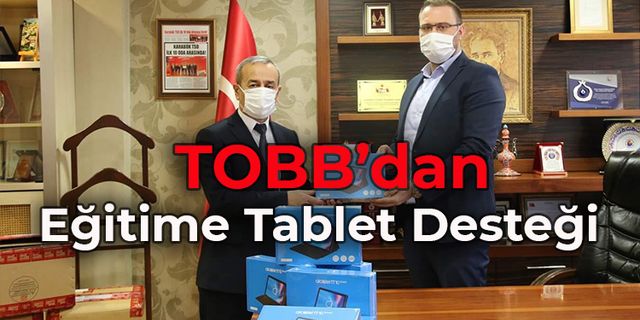55 Adet Tablet Bilgisayar Teslim Edildi