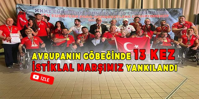 "AVRUPA ŞAMPİYONUYUZ"