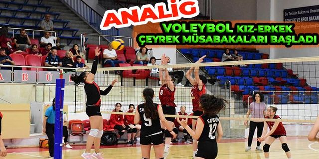 ANALİG Voleybol Çeyrek Finalleri Açılış Serenomisi Yapıldı
