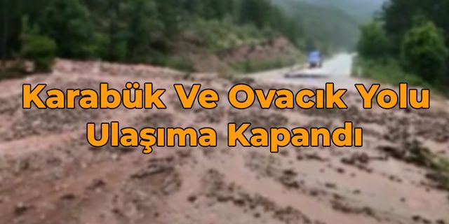 Sağanak Yağmur Ve Dolu Sonrası Ulaşım Kapandı