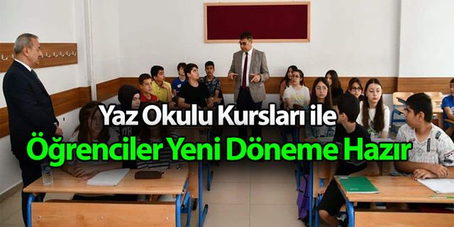 Öğrenciler 2022-2023 Eğitim Öğretim Yılına Yaz Kursları İle Hazırlanıyor