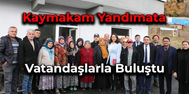 Kaymakam Yandımata Vatandaşlarla Buluştu