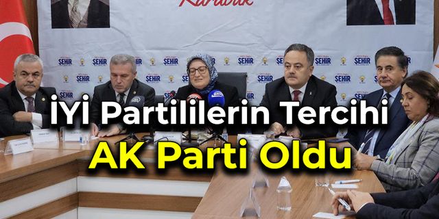 İYİ Parti'den İstifa Edip AK Parti'ye Geçtiler