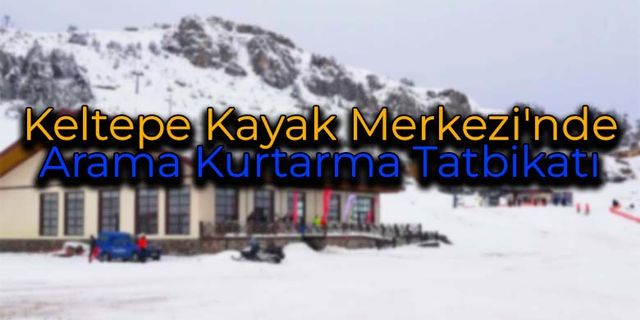 Keltepe Kayak Merkezi'nde Arama Kurtarma Tatbikatı Gerçekleştirildi