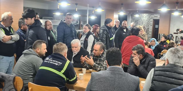 Değirmenci İskenderun'da Depremzede Üyeleriyle Görüştü
