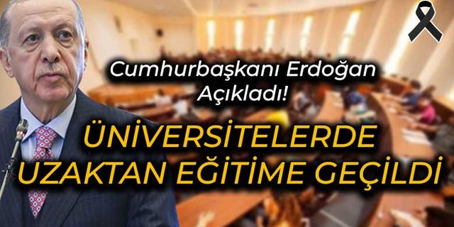 Üniversiteler İçin Uzaktan Eğitim Kararı!