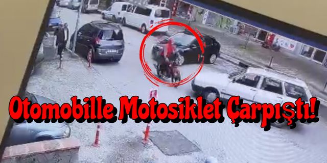 Karabük'te Otomobille Çarpışan Motosikletin Sürücüsü Yaralandı