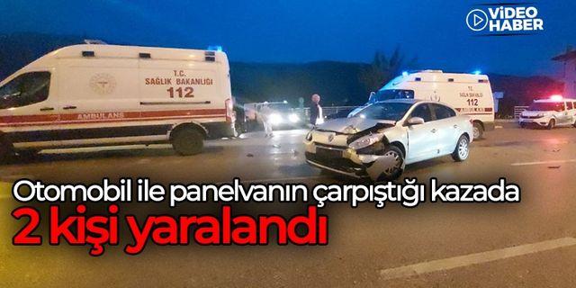 Karabük'te otomobil ile panelvanın çarpıştığı kazada 2 kişi yaralandı