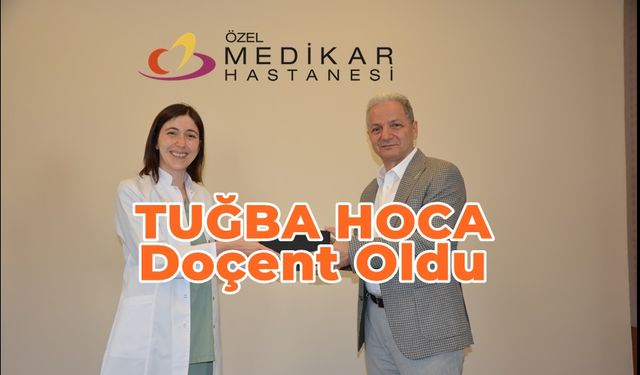 Medikar'ın Tuğba Hocası Doçent Oldu