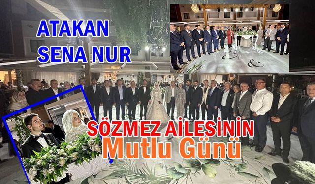Sönmez Ailesinin Mutlu Günü, Murat Sönmez Oğlunu Evlendirdi