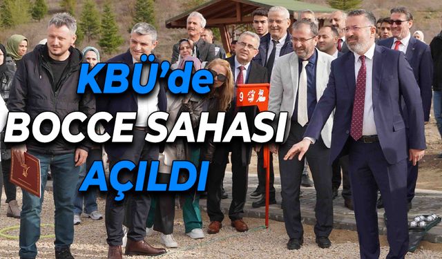 Karabük Üniversitesinde Bocce Sahası Açıldı