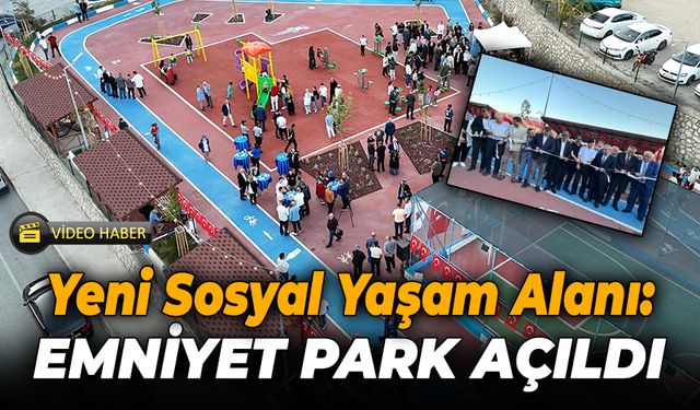 Karabük’te Emniyet Park Hizmete Açıldı